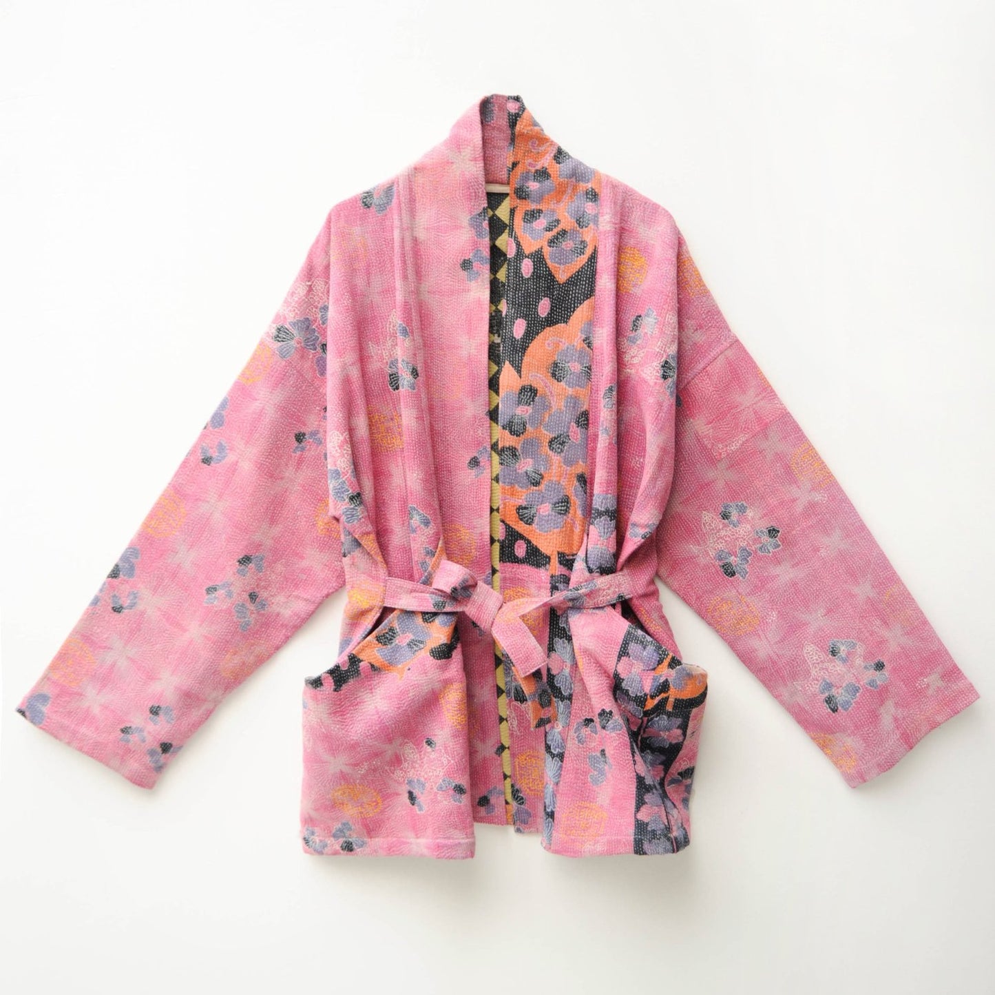 Kantha Stitch Kimono jacket