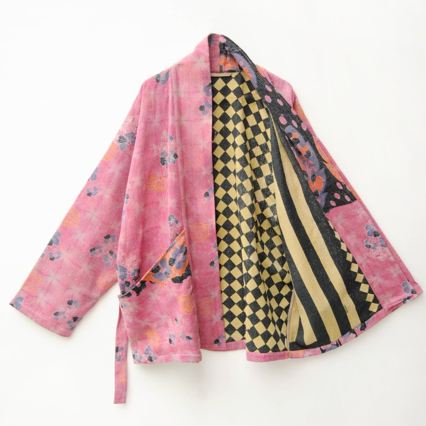 Kantha Stitch Kimono jacket