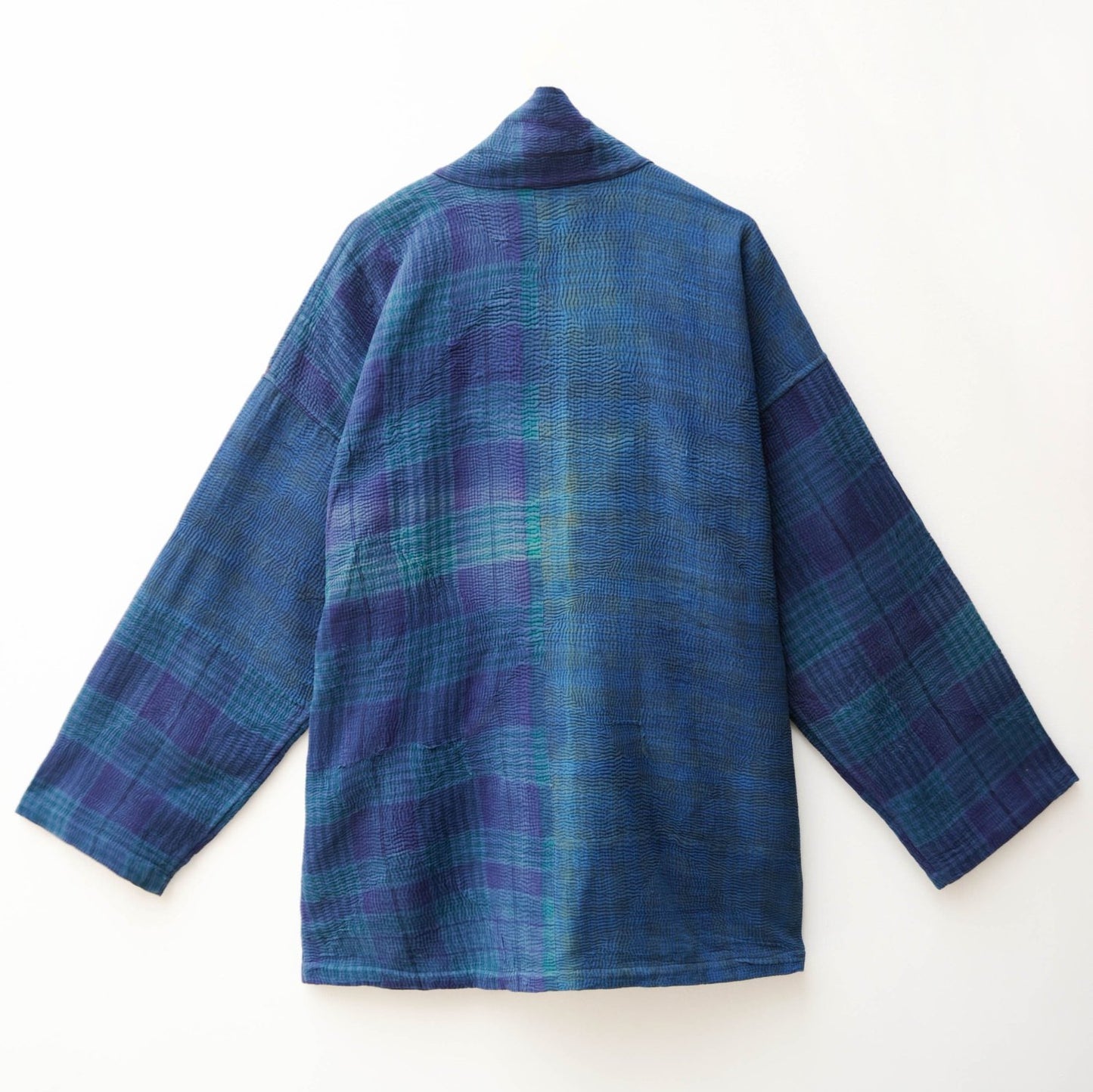 Kantha Stitch indigo Kimono jacket