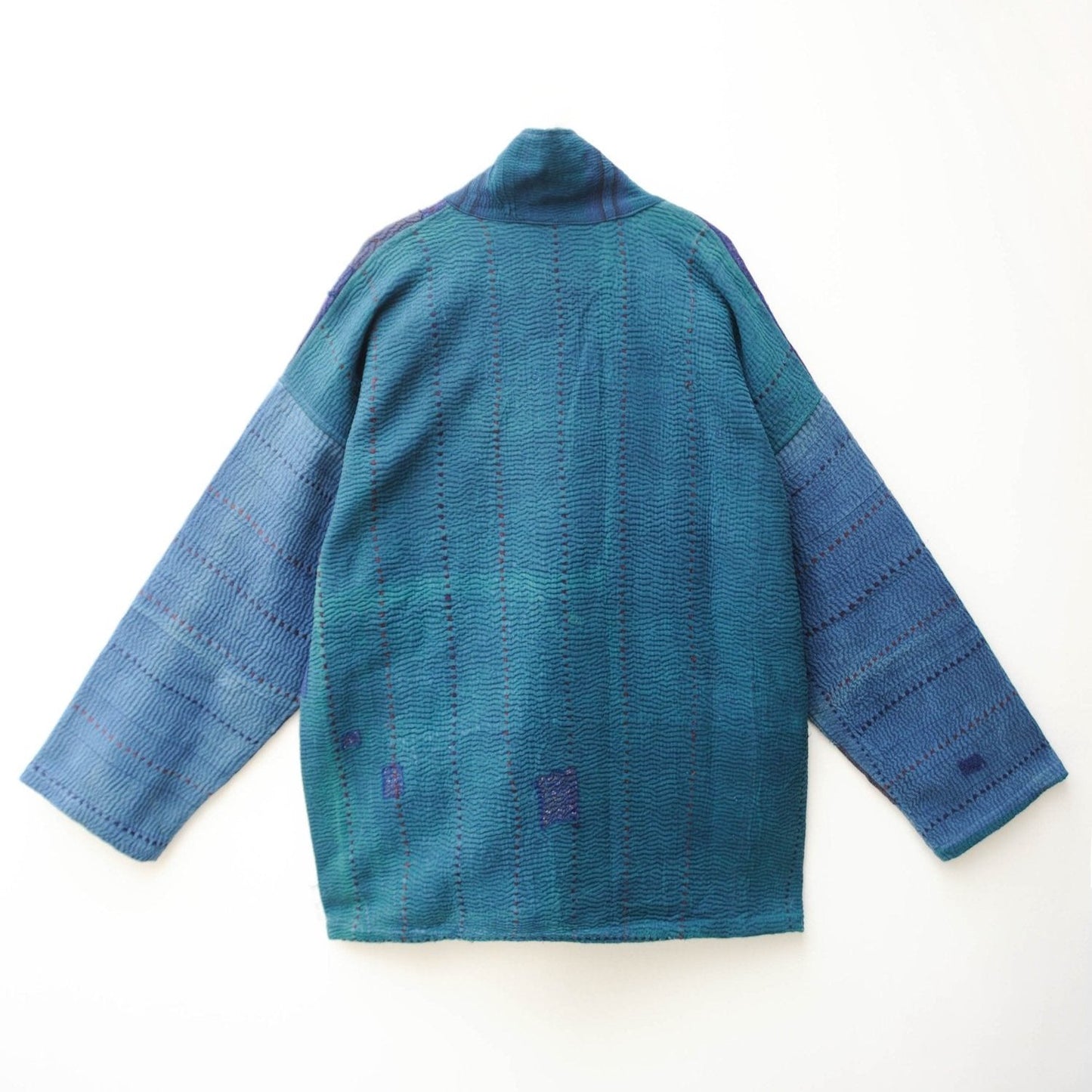 Kantha Stitch indigo Kimono jacket