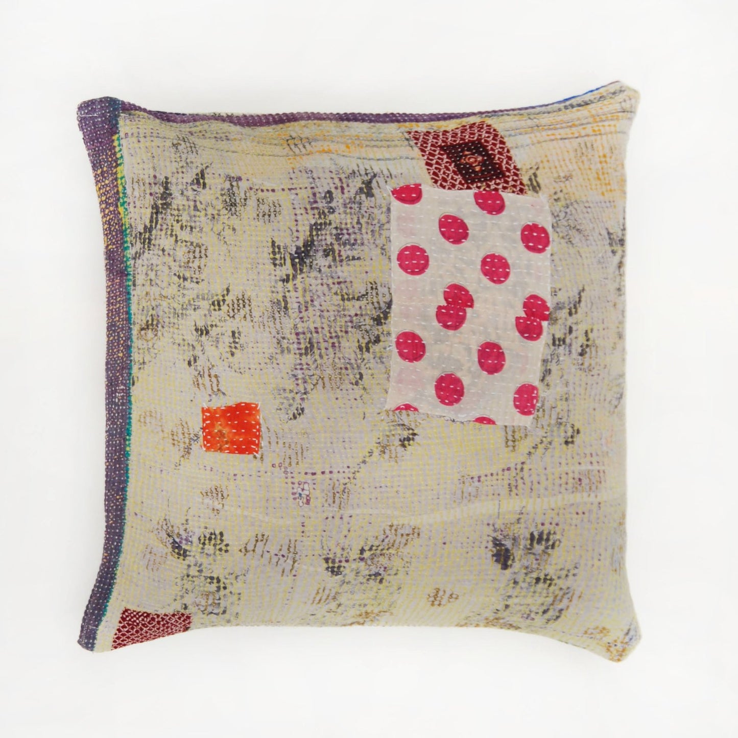 Kantha cushion cover 50x50