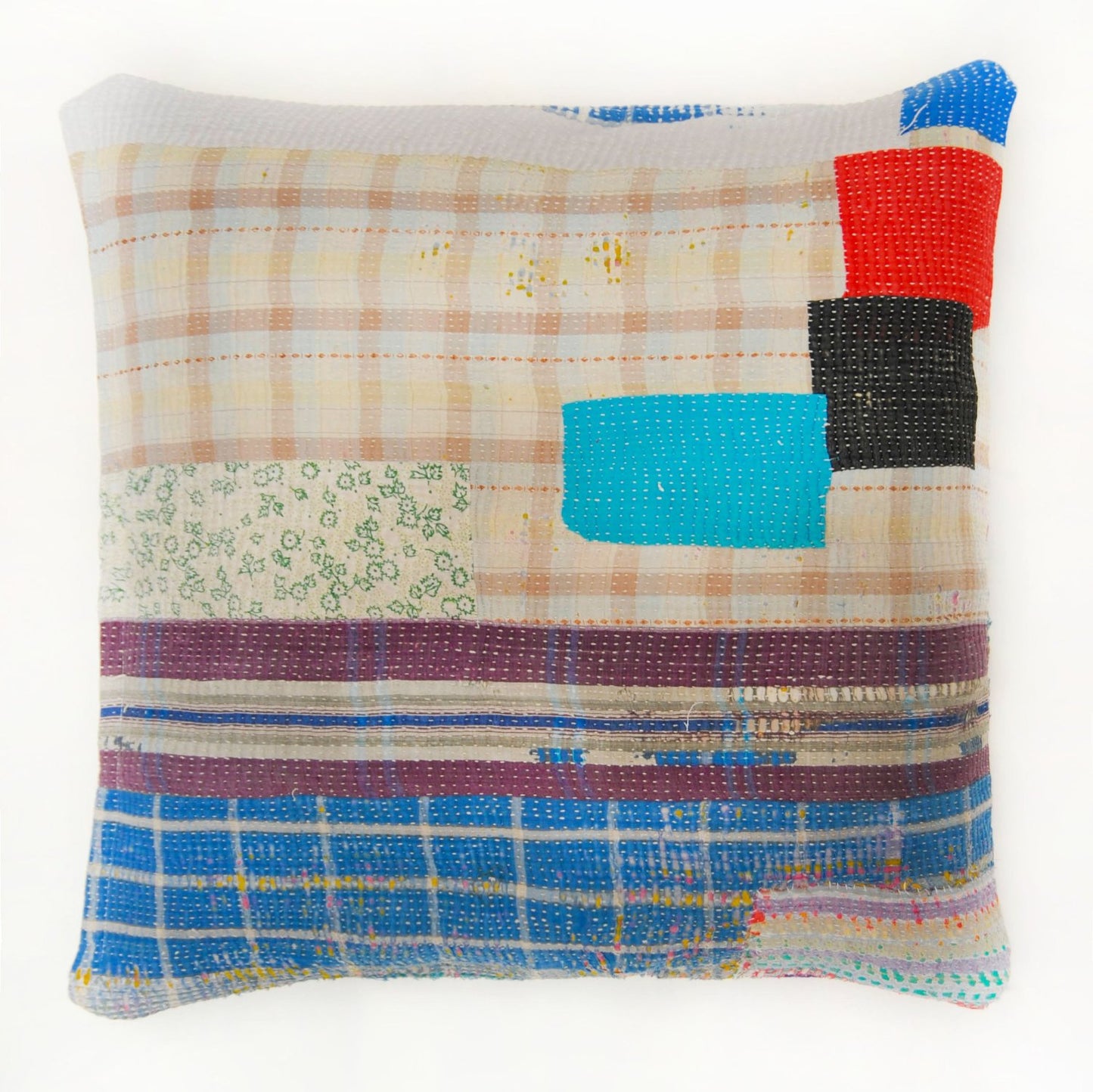 Kantha cushion cover 60x60