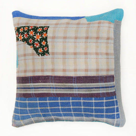 Kantha cushion cover 60x60