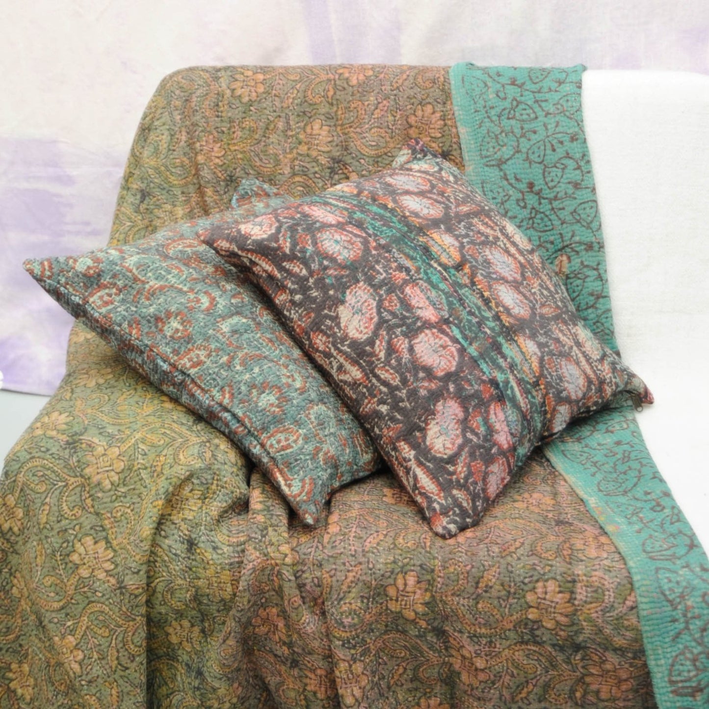 Kantha Cushion cover 50x50